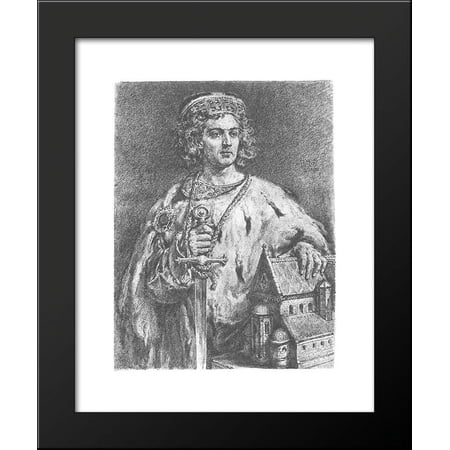 Boleslaw IV the Curly 20x24 Framed Art Print by Matejko, Jan