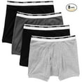 thumbnail image 3 of Gildan Men's Boxer Briefs Premium Cotton Underwear 8-Pack, 3 of 5
