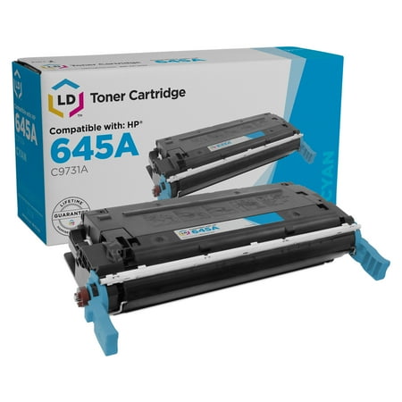 LD Remanufactured Replacement for 645A C9731A Cyan Toner Cartridge for Color LaserJet 5500, 5500dn, 5500dtn, 5500hdn, 5500n, 5550, 5550dn, 5550dtn, 5550hdn, 5550n