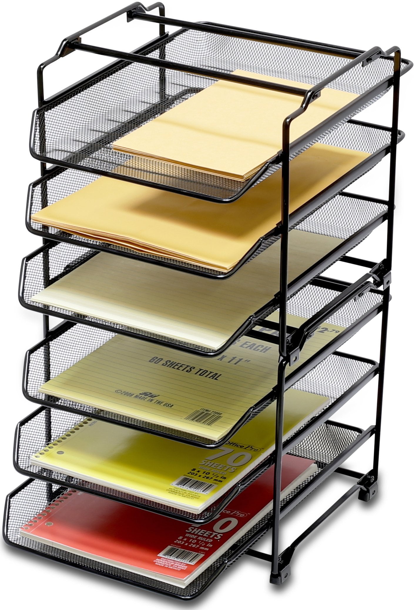 Buy decobros stackable 3 tier desk document letter tray organizer