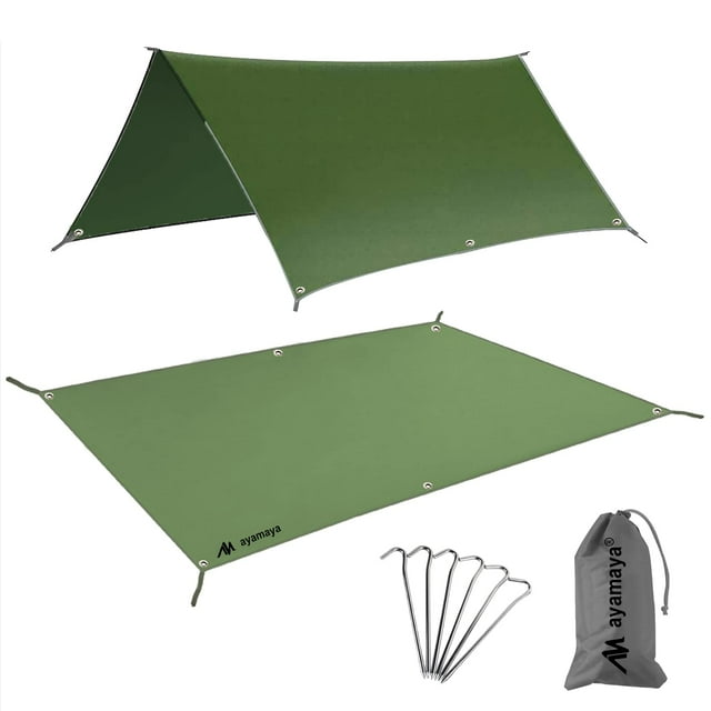 Huella para Tienda de Campaña AYAMAYA PU 3000 Impermeable 240x210 cm para 3-4 Personas