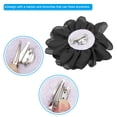 thumbnail image 4 of Uxcell Rose Flower Hair Clips, Fabric Brooch Pins for Women Wedding Party Dance Dress Clothes Accessories, Black, 4 of 7