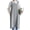 Grey, variant on DOVACKA Cotton Cross-Back Apron with Pockets, Adjustable Unisex for Men Women, Kitchen Gardening Work