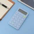 thumbnail image 1 of Calculadora de bolsillo CUTICAT mini calculadora multicolor portátil 8 bits AZUL, 1 of 8