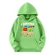 thumbnail image 3 of 67 Niños con capucha Niñas 6 7 Meme Sudadera cómoda manga larga Suéteres divertidos 6 7 Número impreso Novedad manga larga con capucha Suéter de moda cómodo once once hoodie (verde,9-10 años), 3 of 4