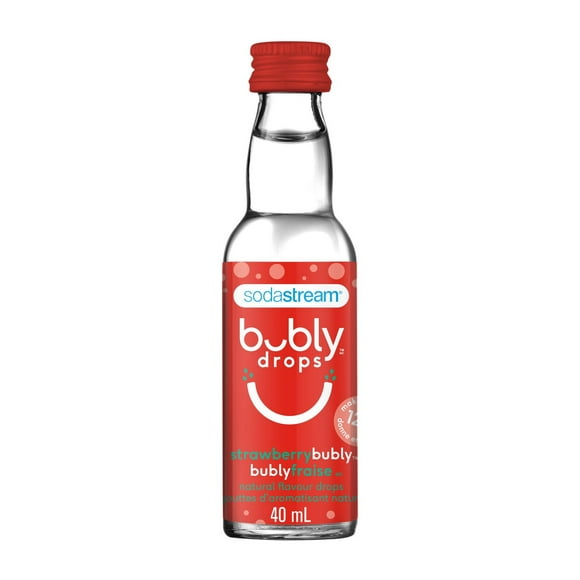 SodaStream bubly drops Strawberry, One 40ml bubly drops ™ bottle