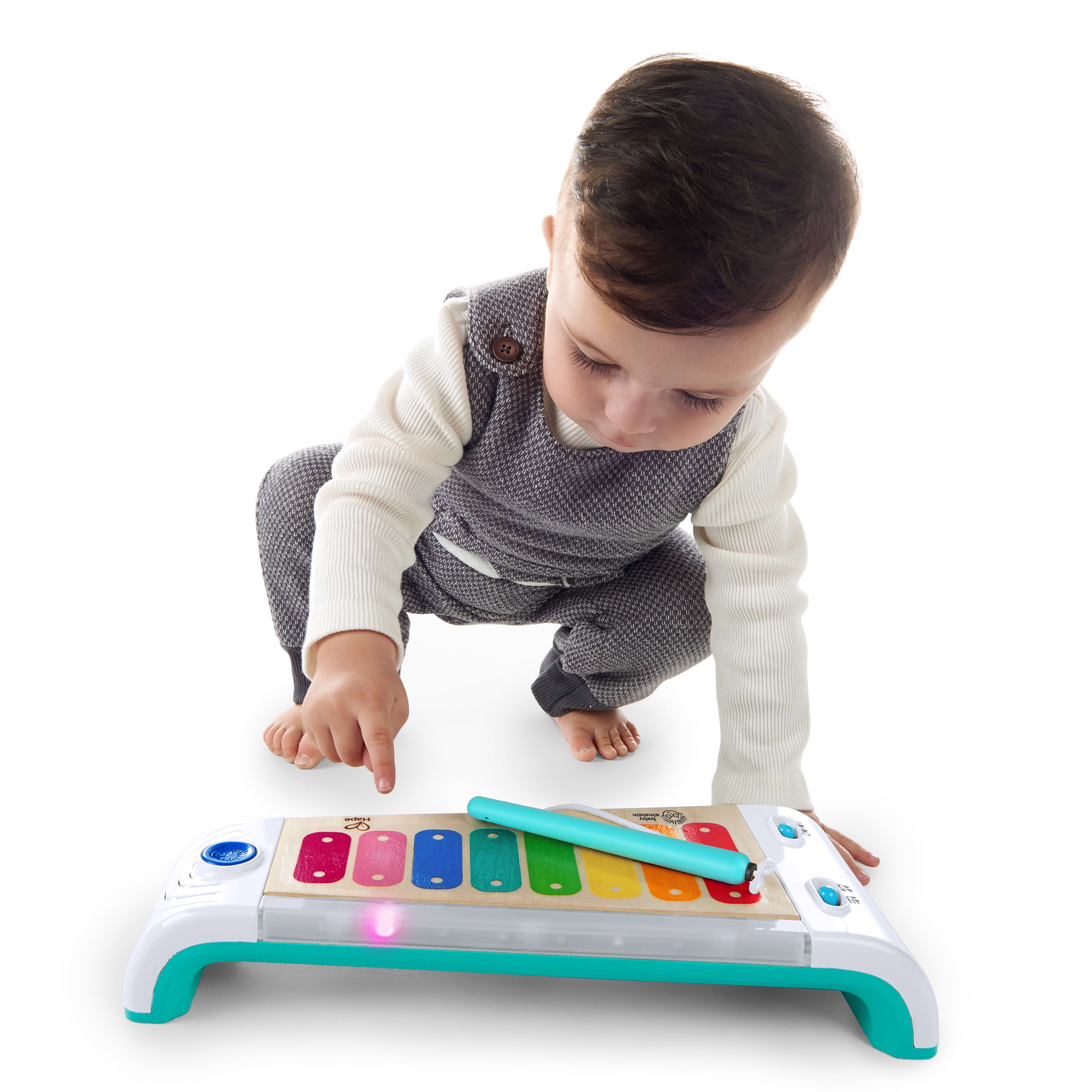Baby Einstein Magic Touch Xylophone Wooden Musical Toy with Lights, Unisex, Ages 12 months +