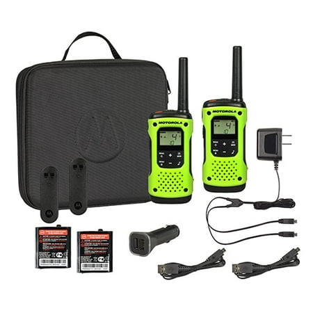 Motorola Talkabout T605 2 Pack Bundle - Neon Green (T605)