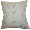 The Pillow Collection Delyth Floral Euro Sham Linen