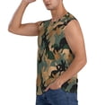 thumbnail image 3 of Fotbe Men's Camouflage Rabbit Print Men's Sleeveless Muscle Tank Tops Casual T-Shirts for Gym Workout Beach-XX-Large, 3 of 8