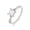 White Gold, variant on Houston Diamond District 1-5 Carat (ctw) LAB GROWN Diamond Side Stone Engagement Ring (Color E-F Clarity VS2-SI1) Platinum 1 Carat Cushion Shape