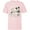 Soft Pink, variant on Disney Mickey Mouse Donald Duck It’s All Part of the Process - Short Sleeve T-Shirt for Kids - Customized-Athletic Heather
