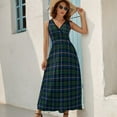 thumbnail image 5 of Clan MacLeod of Skye Tartan Graphic Sleeveless Dress Dresses Women Summer Evening Dresses Ladies Bohemia Long Dresses, 5 of 9