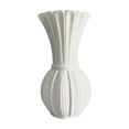 thumbnail image 2 of Decorative Vase - Modern Boho Style Ribbed Plastic Bud Vases for Flowers, Mini Small Vases for Shelf, Shelves, Bookshelf, Entryway Table & Home Decor Aesthetic, 2 of 6