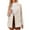 Beige, variant on Kaliqueen Women's Double Breasted Plaid Blazer Classic Lapel Open Front Work Clothes Casual Long Sleeve Business Outerwear
