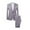 Gray, variant on Dovford Men's Slim Fit 2 Piece Suit Set,Two Button Blazer Jacket Vest Pants Tuxedo Set for Prom Wedding and Business