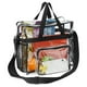 thumbnail image 5 of Material de PVC de gran capacidad bolsa de equipaje portátil de mano bolsa organizadora de viaje visible bolso transparente, 5 of 6