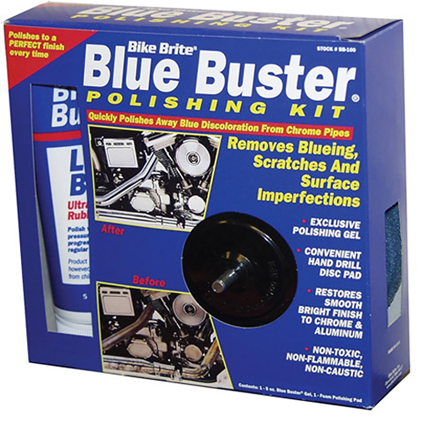 BIKE BRITE BLUE BUSTER POLISHING KIT 8 OZ