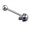 Blue, variant on 14G Stainless Steel CZ Gem Skull Silvery Tongue Barbell Ring Bar Body Pierci-Red