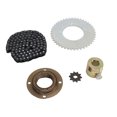 thumbnail image 4 of T8F Chain Sprocket Kit, Professionally Manufactured T8F 44 Tooth Sprocket Widely Applied With 16mm Gold Connector For Scooter, 4 of 8