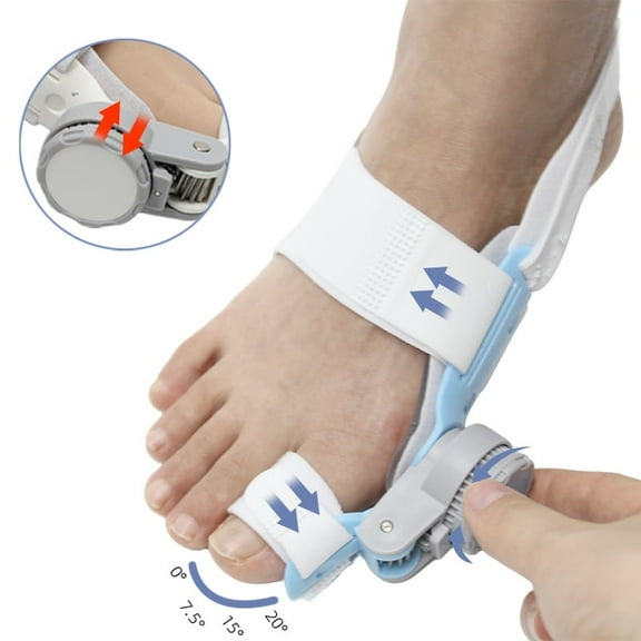WAKAFIT 1pcs White Blue Adjustable 24 Hours Day and Night Corrector Hallux Valgus Corrector Hallux Valgus