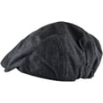thumbnail image 3 of HSHDLDF Men's Classic Herringbone Tweed Wool Blend Newsboy Ivy Hat, 3 of 4
