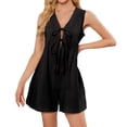 thumbnail image 1 of Combinaison Décontractée Sans Manches pour Femmes, Combinaison à Jambes Droites, Tenue d'Été, Tenue de Printemps Confortable et Élégante, 1 of 5