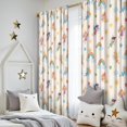 thumbnail image 5 of Blackout Kids Curtains,Pastel Fairy Rainbow Pattern Childrens Insulated Curtains Set Of 2,Bedroom Essentials,Toddler Room Decor 52"x84", 5 of 5