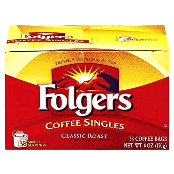 Folgers Classic Roast Instant Coffee Crystals - 16 Oz (Pack of 2)