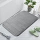 thumbnail image 1 of Thick Velvet Floor Mat Kitchen Bathroom Foot Mat Solid Color Foot Mat 2pc, 1 of 5