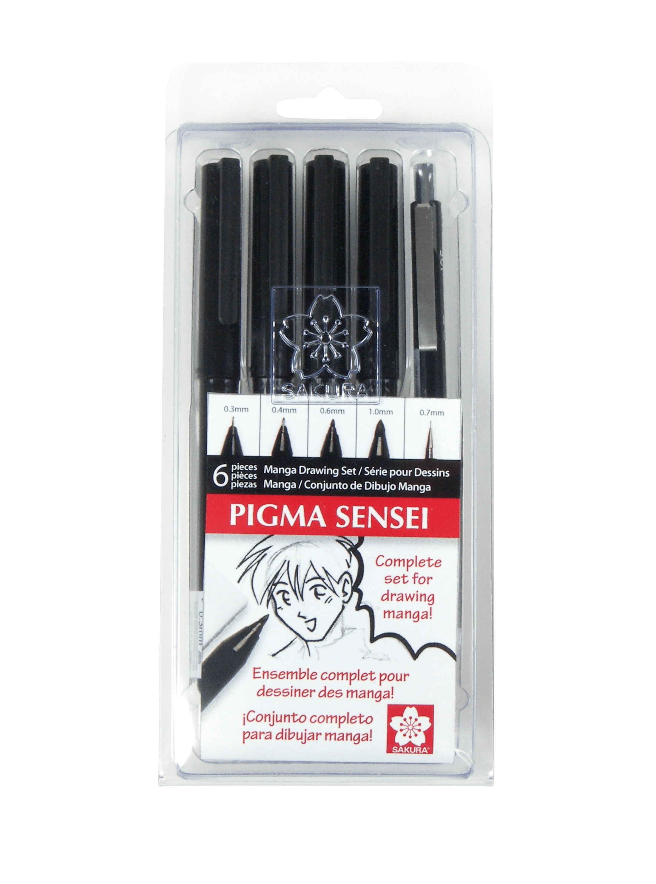 Sakura Manga Comic Pen Marker Set, Pigma Sensei Manga Drawing Kit Pigma  Micron Ink Sakura 8 Pens, Markers Anime, Manga, Art, Drawing 