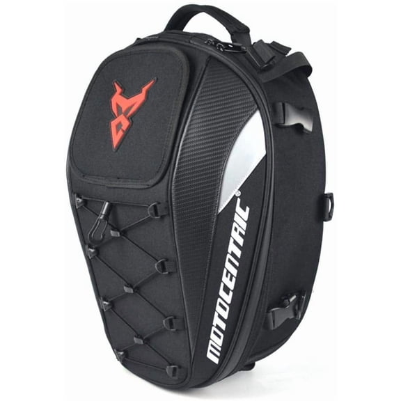 Motorcycle Tail Bag,Motorbike Saddle Bags, Large Capacity Bike Bag Sport Backpack for Motorcycles & Motorbikes 29x30x43cm