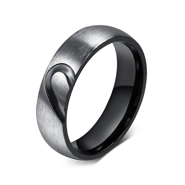 Love Puzzle CZ Couple Ring for Valentines Wedding EngageMenst Promise