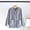 Light Blue, variant on Womens Fleece Bed Jacket Stylish Long Sleeve V Neck Sleepwear Button Front Soft Loungewear Clothes with Pockets