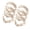 6, variant on Thin Hair Scrunchies Thin Silk Like Hair Scrunchy Elastic Hairpieces HairRope Lady Ponytail Decoration