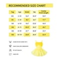 thumbnail image 3 of Girls Ballet Dance Dress, Toddler Leotards Shiny Ballet Tutu Skirt Bright Yellow 2-10T, 3 of 7