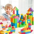 thumbnail image 2 of VOPPV Large Foam Building Blocks For Toddlers 2-4 Years, 13.8 Inch Big Building Blocks Soft Set, Blocks, EVA 30 92Pcs Stacking, 2 of 8