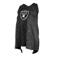 thumbnail image 2 of Women's New Era  Black Las Vegas Raiders Plus Size Space Dye Active Tank Top, 2 of 3