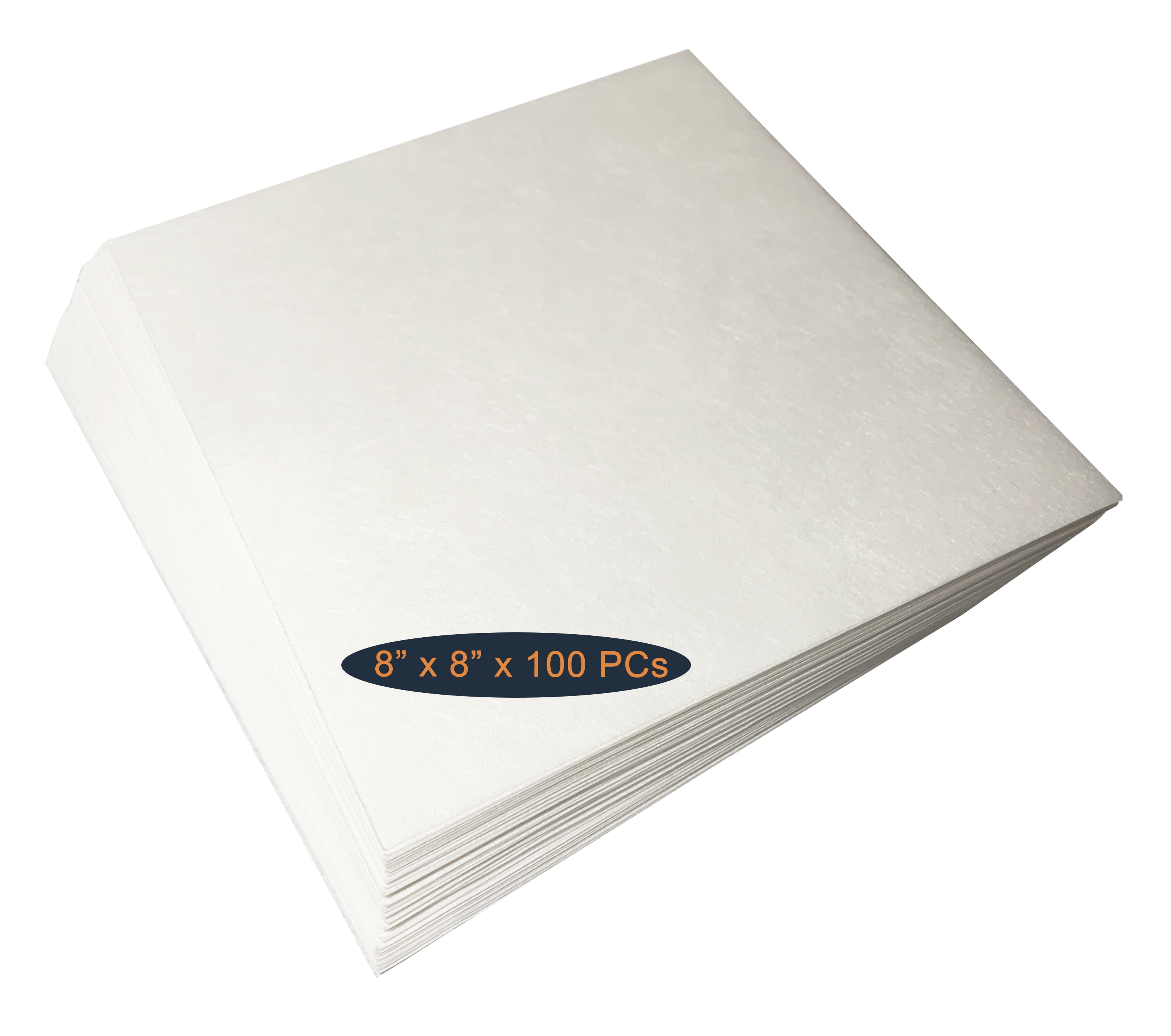 HimaPro Tear Away Embroidery Stabilizer Backing 1.8 Ounce Medium Weight(8' x 8' 100 pcs)