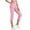 Pink, variant on Girls' Capris Side Split High Waisted Pull On Capri Pants for Teens 4-15Y Casual Yoga Workout Leggings (9-10 Years, Red)