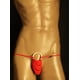 thumbnail image 1 of Tanga de hombre con cintura fina en forma de O, conjunto JJ de plástico con círculos grandes, ropa interior sexy para hombre, pantalones de seda de hielo de alta elasticidad para hombre, 1 of 6