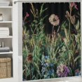 thumbnail image 6 of Autua Flowers Plants Shower Curtain for Bathroom Decoration with Hooks 36"x72, 6 of 7