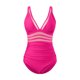 thumbnail image 4 of Gibobby Traje de baño completo mujer Traje de baño de malla de 1 pieza para mujer, Bikini acolchado con realce, traje de baño de entrenamiento, traje de (Rosa caliente,G), 4 of 5