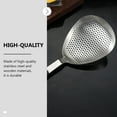thumbnail image 4 of 1Pc Stainless Steel Net Colander Noddles Strainer Tea Colander for Home (Silver), 4 of 5