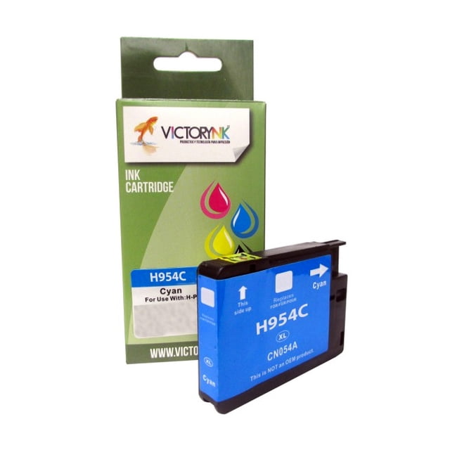 Cartucho de Tinta Generico Nuevo HP Cyan Victorynk HP954XL Victorynk COMPATIBLE DE TINTA