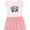 Pink With Stripes, variant on Inktastic St. Patrick's Day Let the Shenanigans Begin Gift Toddler Girl Dress