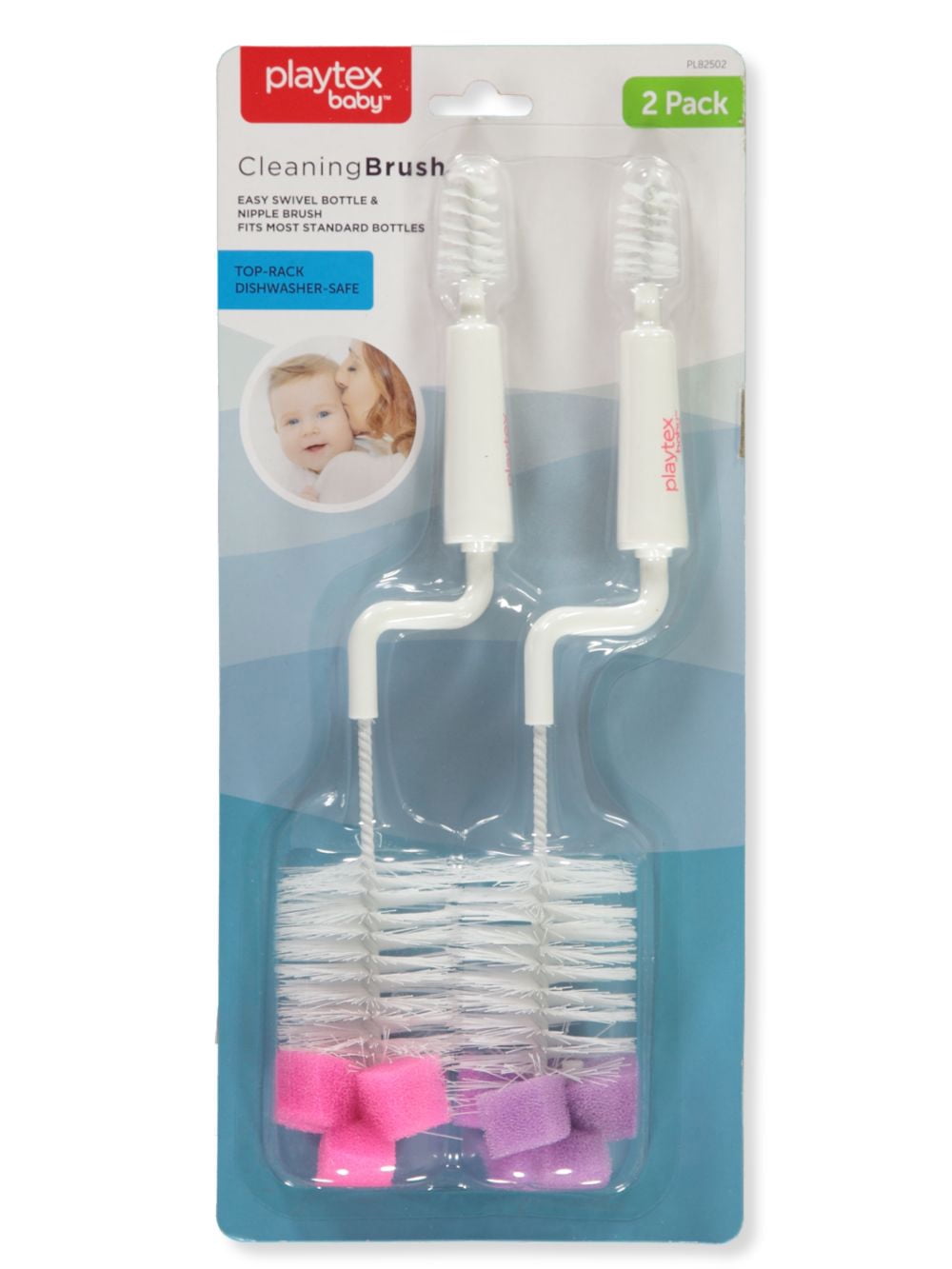 FIRST STEPS BABY 2 IN 1 BOTTLE & TEAT BRUSH 