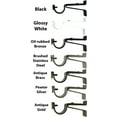 thumbnail image 5 of Urbanest Adjustable Rod Bracket, up to 1 1/8" Diameter Rod, Black, 5 of 5