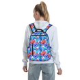 thumbnail image 7 of Fuzoiu Bright Flowers Print Lightweight Daypack,Weekender Bag for Men and Women, Travel Backpack with Padded Straps for School, Travel & Work, 7 of 7