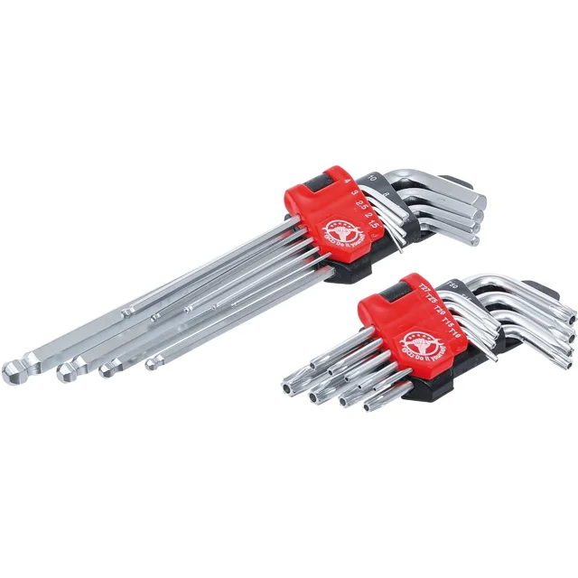 Juego de LLAVES Allen BGS 822 T10 - T50 - 1.5 - 10 MM